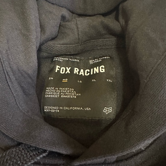 NWOTs Fox Racing Hoodie Size Medium - Picture 2 of 4
